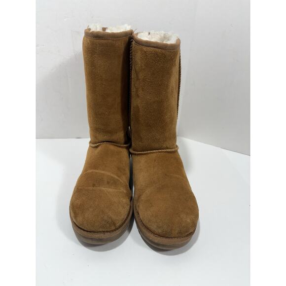 Koolaburra By Uggs women chestnut brown suede‎ tall Classic boots US 9 Euro 40 - Picture 2 of 8